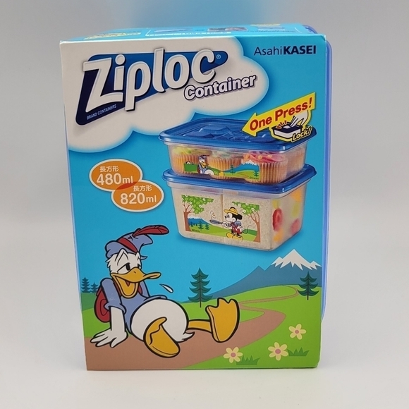 Disney Ziploc reusable Container 2 pack - Picture 7 of 7